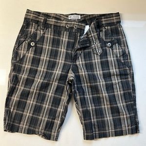 Columbia Plaid Bermuda Shorts Size 8 cotton/ poly